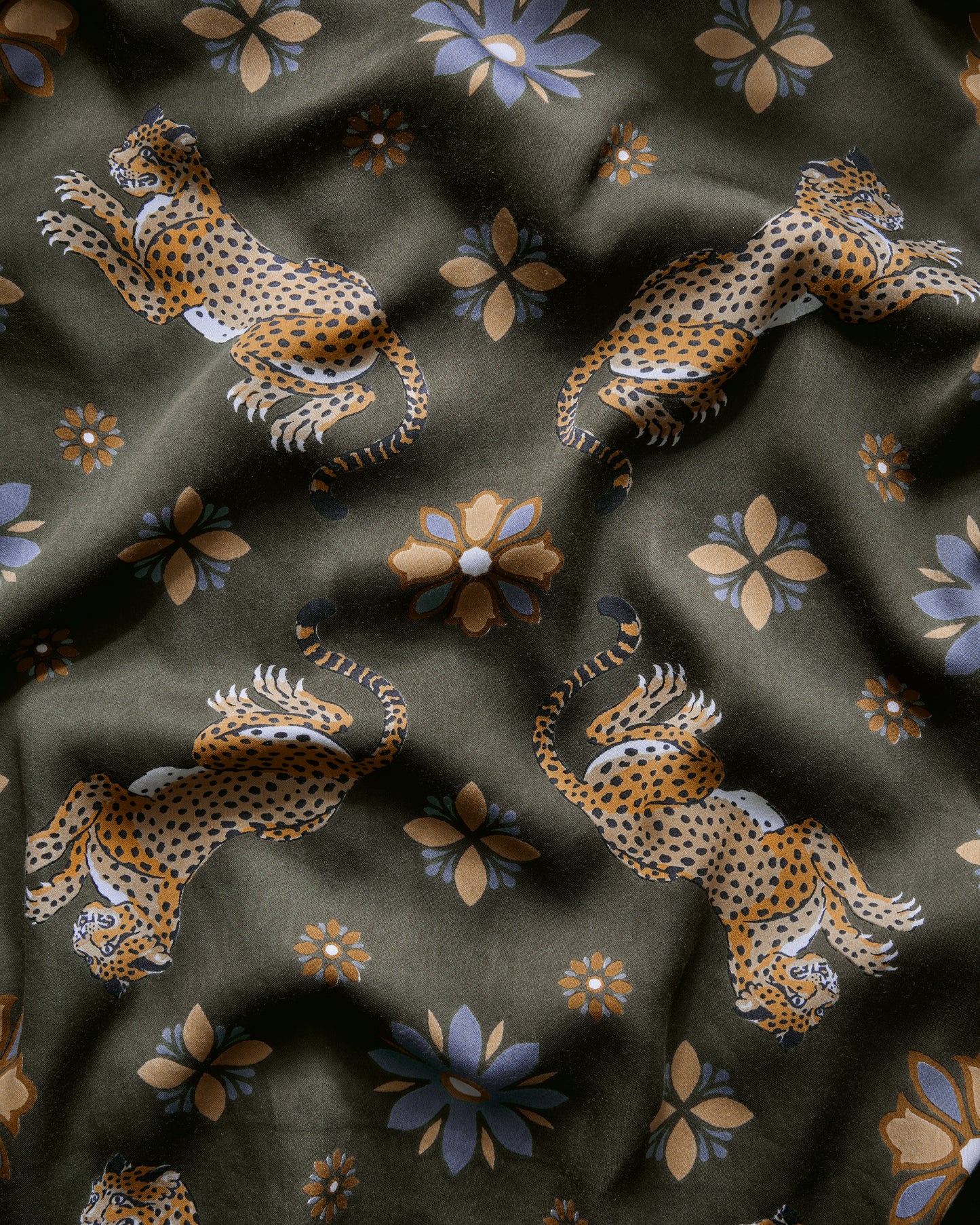 Bagheera Kaleidoscope - Petite Eco Satin Wrap Set - Olive