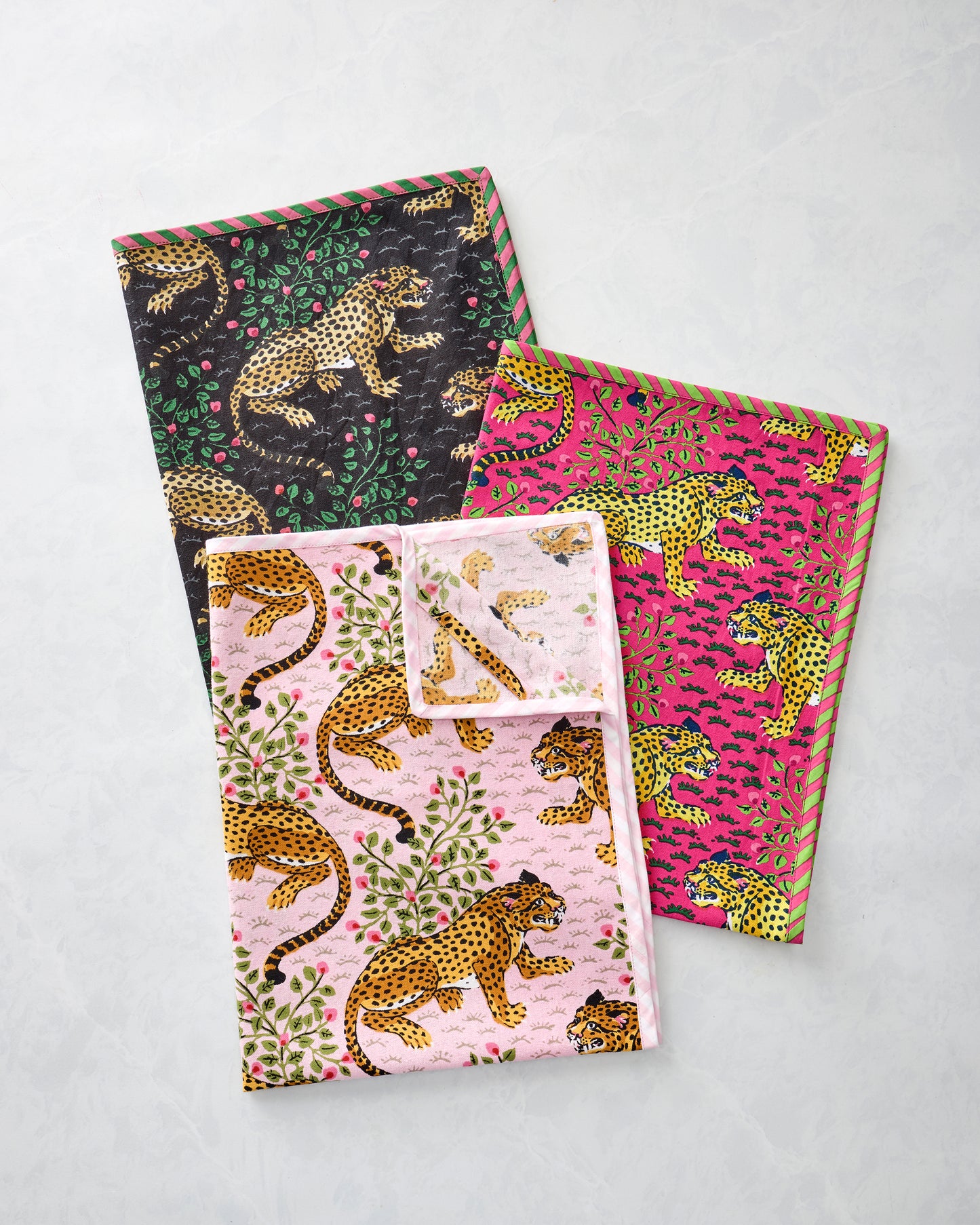 Bagheera - Tea Towels Set of 3 - Multi - Printfresh