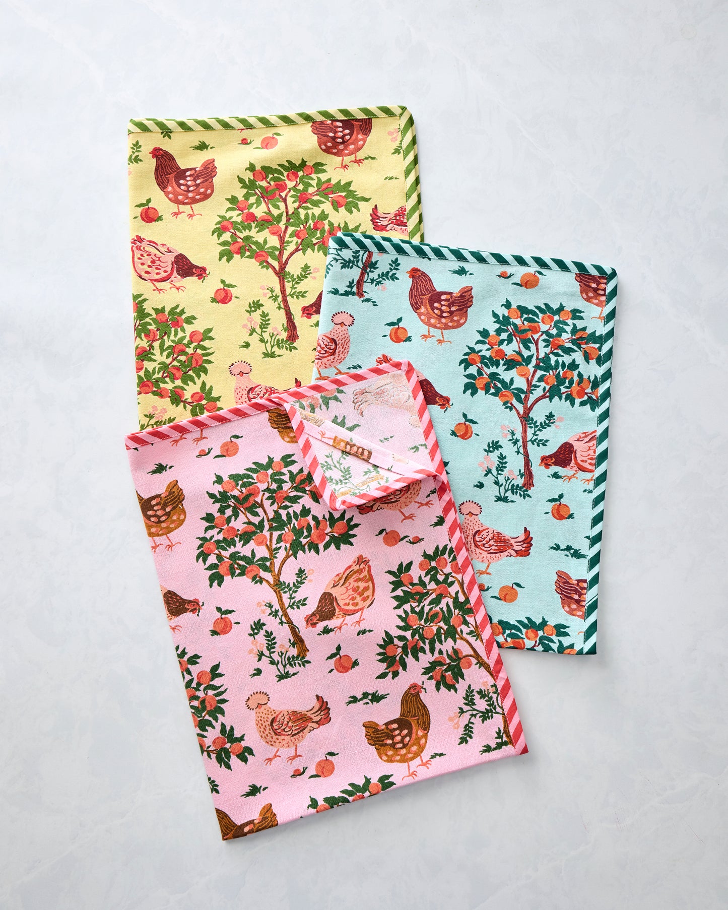 Hen House - Tea Towels Set of 3 - Multi - Printfresh