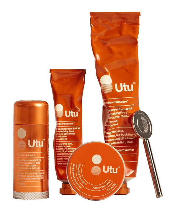 Orange - SPF50 Hydrating Sun Balm Face & Lip Protector - Utu - Printfresh