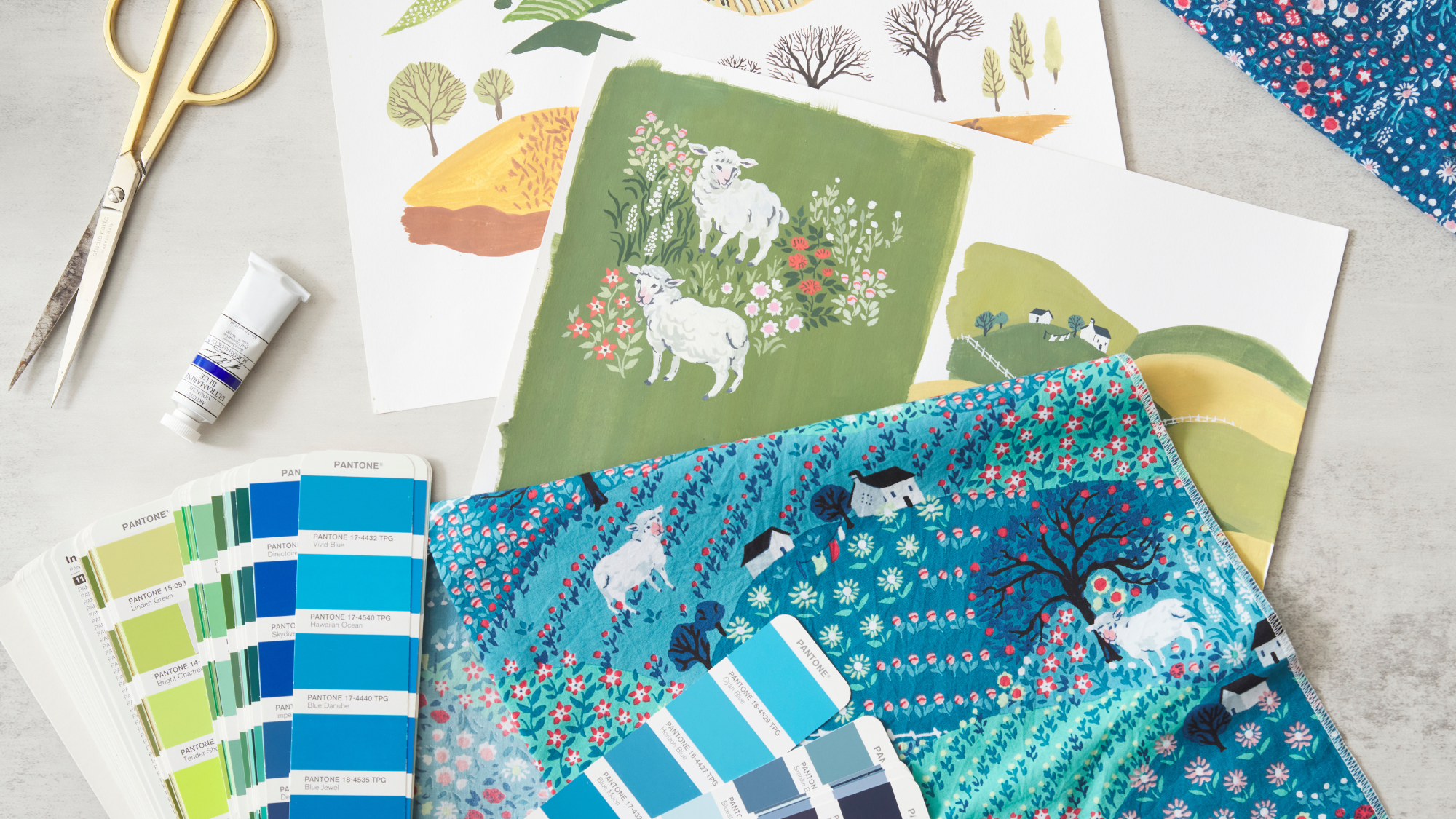 Behind the Print: Rolling Hills