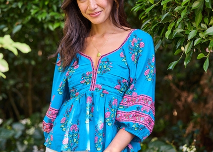 Cotton Blouses for Women in Hand-Painted Prints