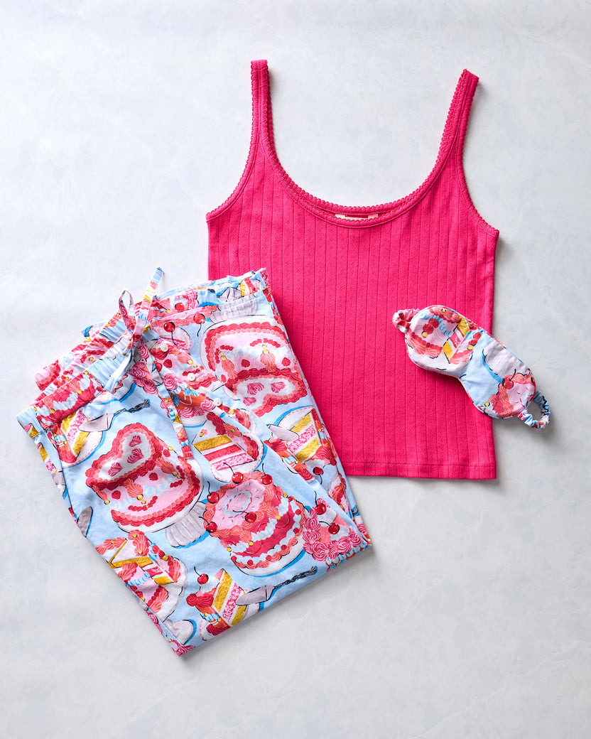 Vintage Cakes - Ruffle Cropped Pants Sleepover Bundle - Multi - Printfresh