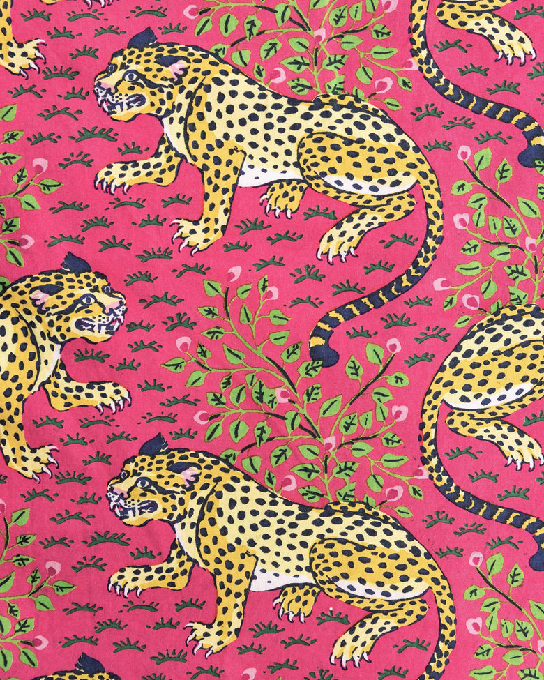 Bagheera - Cropped PJ Pants - Hot Pink - Printfresh