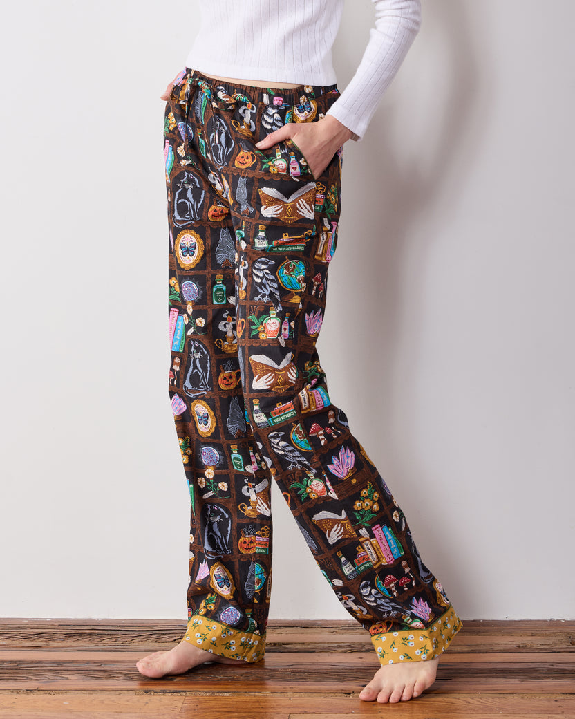 Enchanted Study - PJ Pants - Obsidian