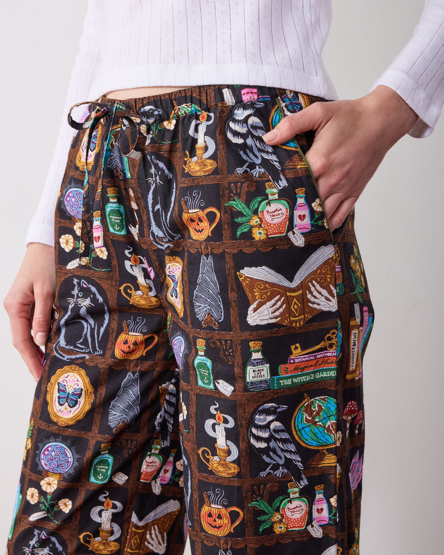 Enchanted Study - PJ Pants - Obsidian