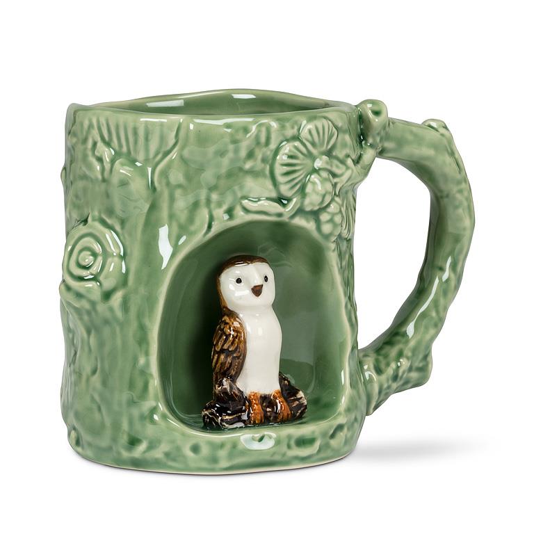Abbott - Barn Owl Mug - Green Combo