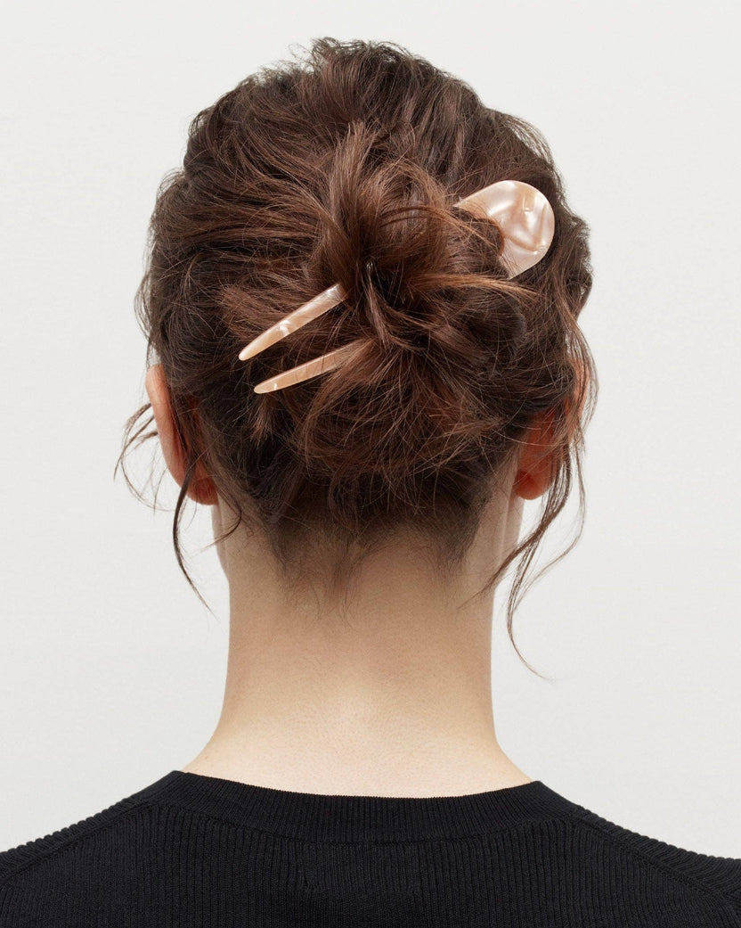 French Hair Pin in Algae - Printfresh