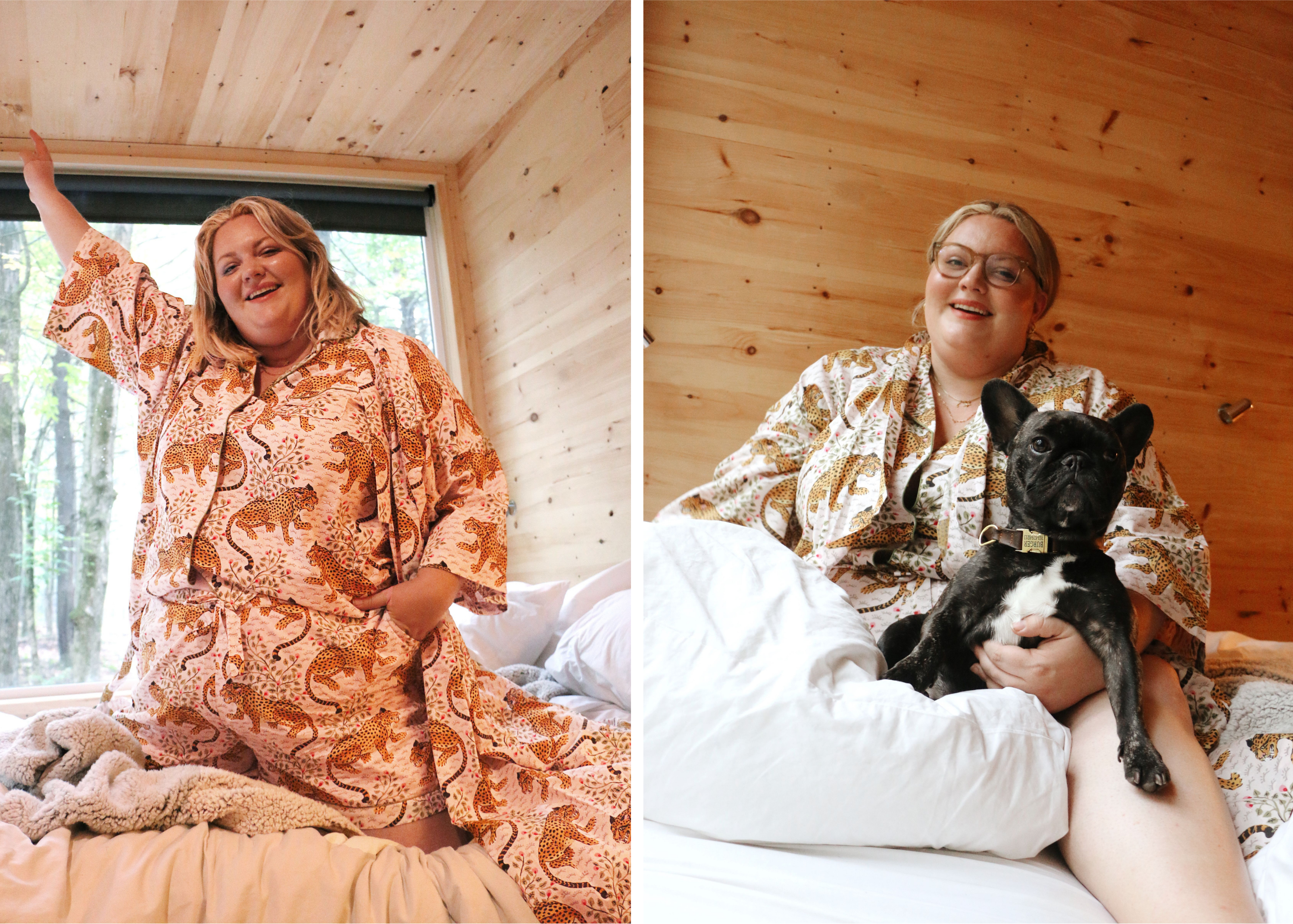 Our Favorite Body Positive Bloggers ; Sean wears the <u><a href="https://printfresh.live/products/bagheera-robe-blush" target="_blank">Bagheera Leopard Robe in Blush</a></u>