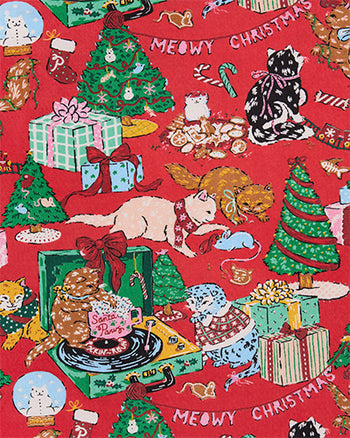 Meowy Christmas - Night Before Bundle - Red Bow - Printfresh