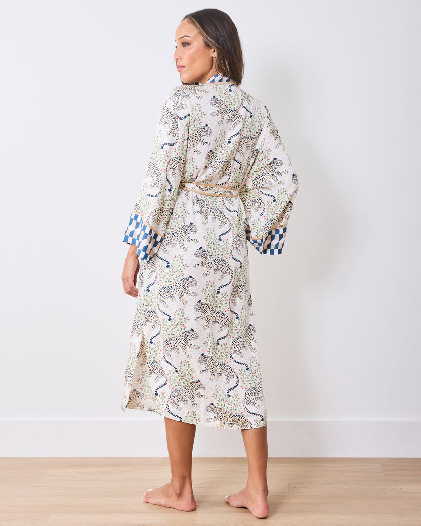 Bagheera - Eco Satin Robe - Wedding Cake - Printfresh