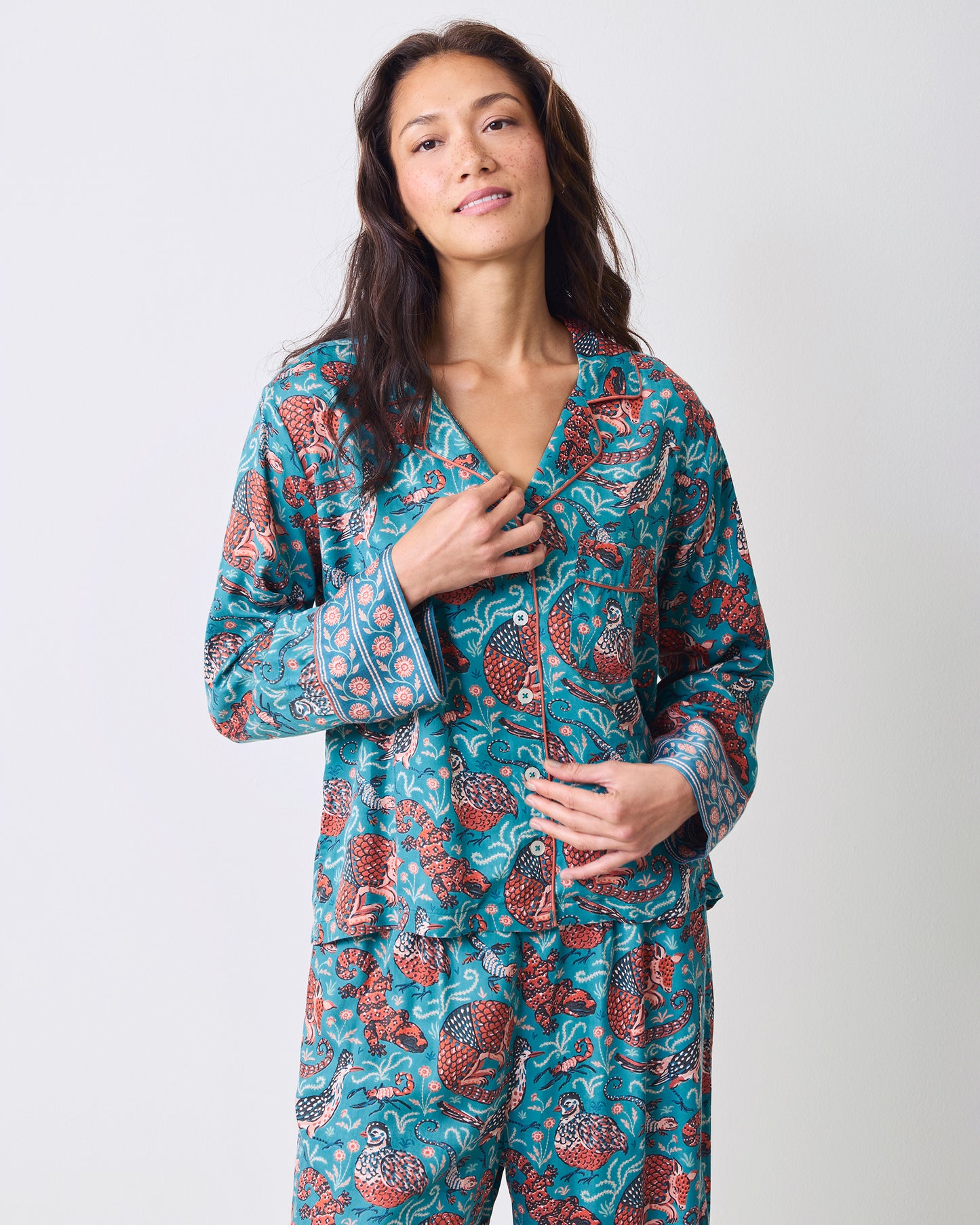 Canyon Critters - Petite Eco Satin Soho Set - Teal