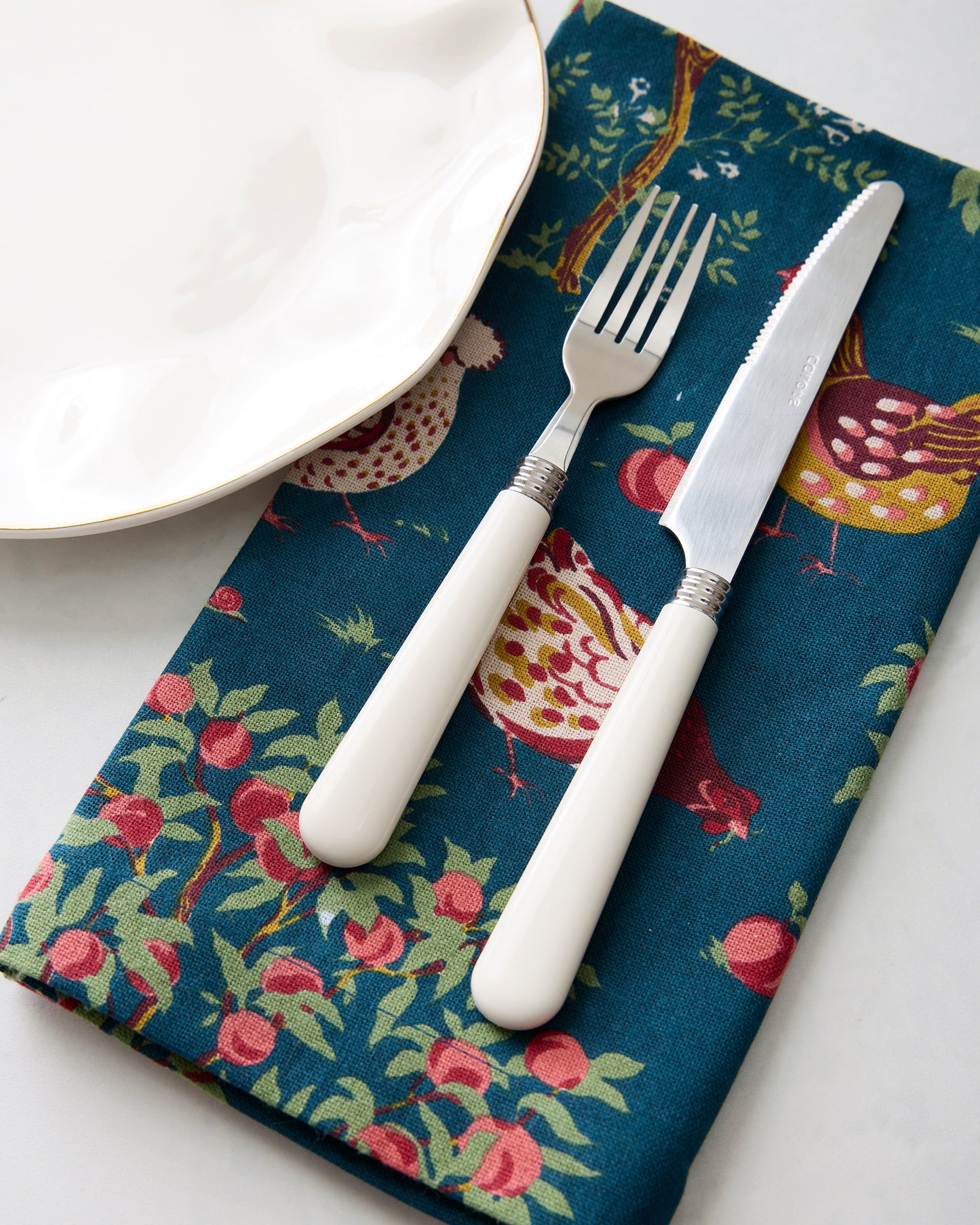 Hen House - Dinner Napkins Set of 4 - Navy
