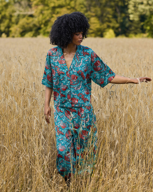 Canyon Critters - Eco Satin Wildest Dreams Set - Teal