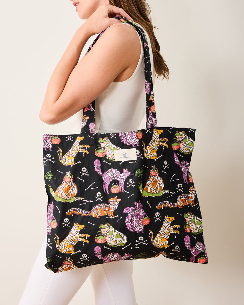 Monster Mash - Go To Tote -  Haunted House - Printfresh