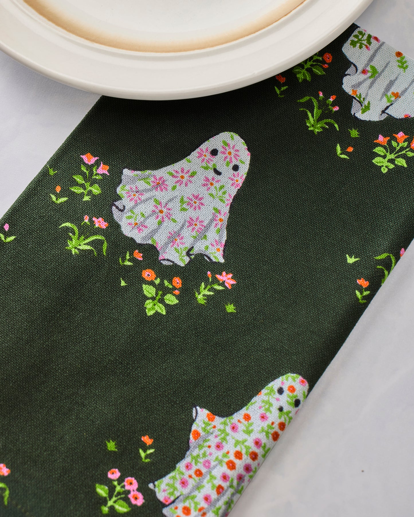 Gardening Ghosts - Dinner Napkins Set of 4 - Overgrown Moss