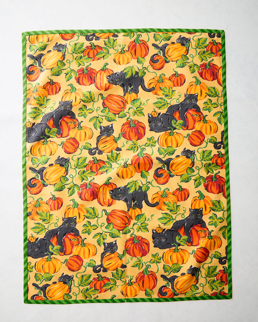 Pumpkin Prowl - Set of 2 Tea Towels - Salted Caramel