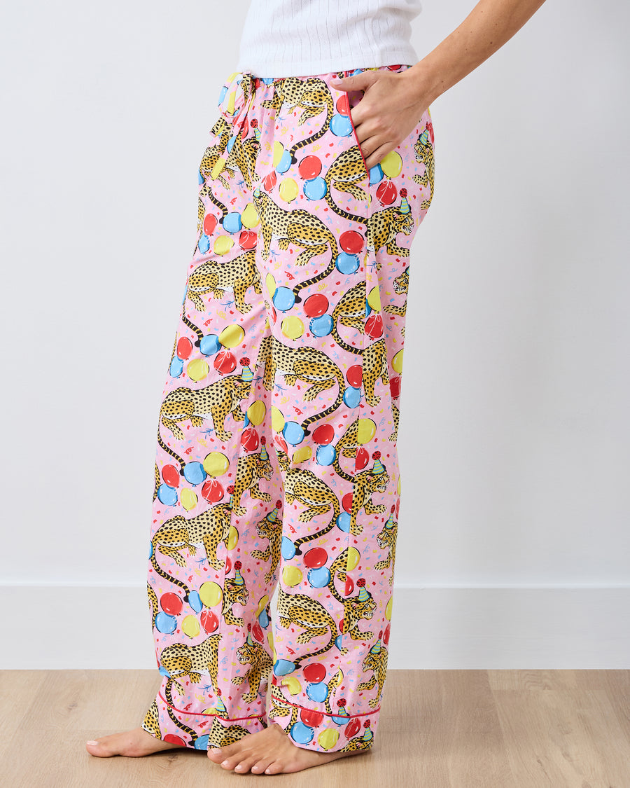 Birthday Bagheera - PJ Pant - Pink Confetti - Printfresh