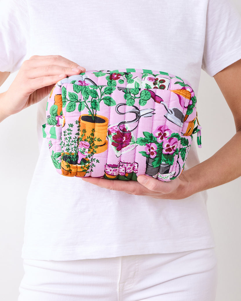 Green Thumb - Three’s Best Pouch Set - Pink Cosmos - Printfresh