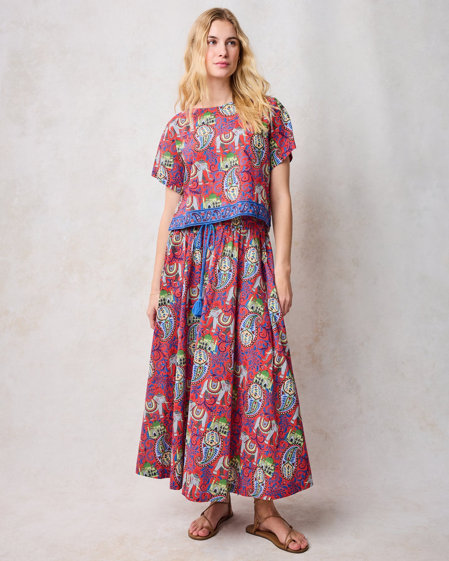 Palace Paisley - Carry On Set - Paprika - Printfresh