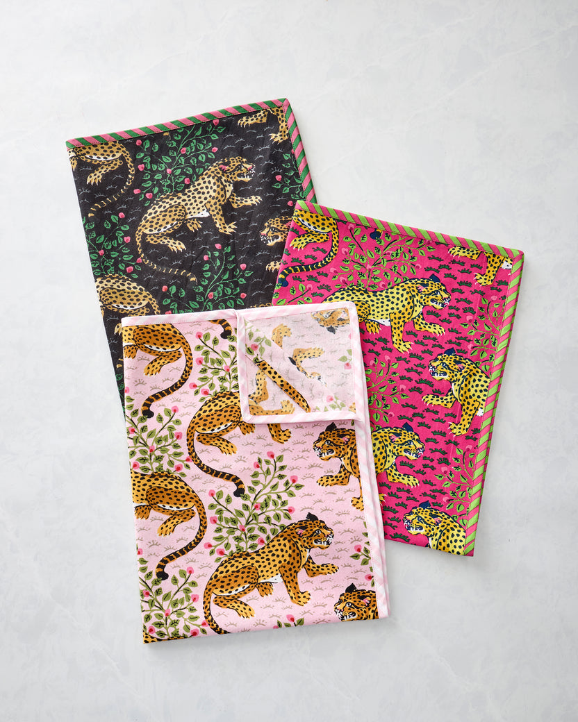 Bagheera - Tea Towels Set of 3 - Multi - Printfresh