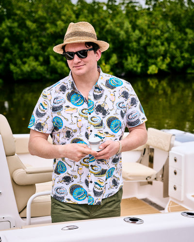Champagne & Caviar - The Leo Shirt - Cloud