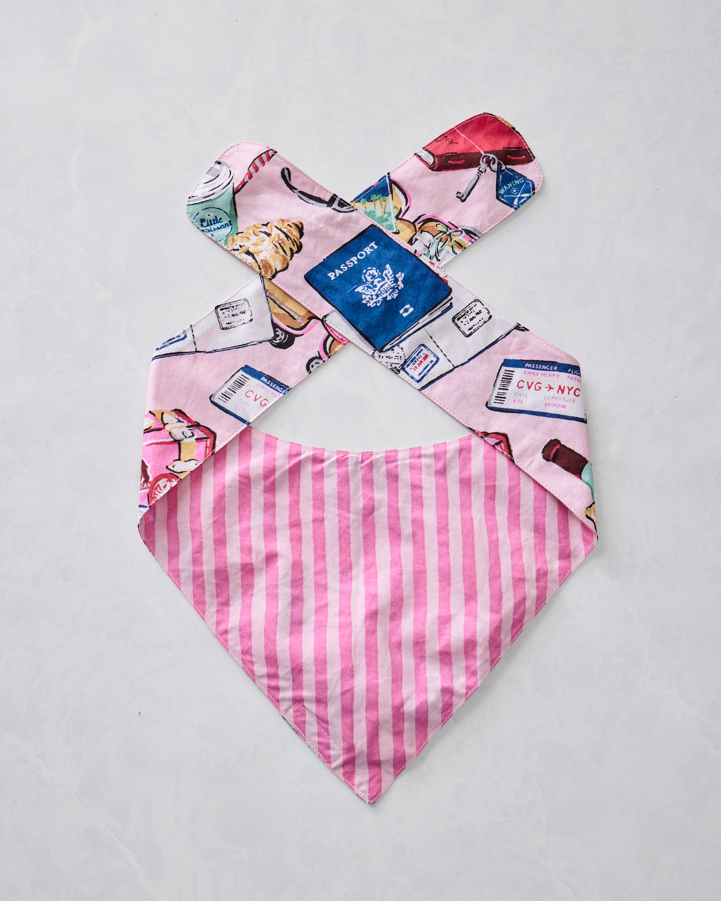 Emotional Baggage - Pet Bandana - Happy Place Pink