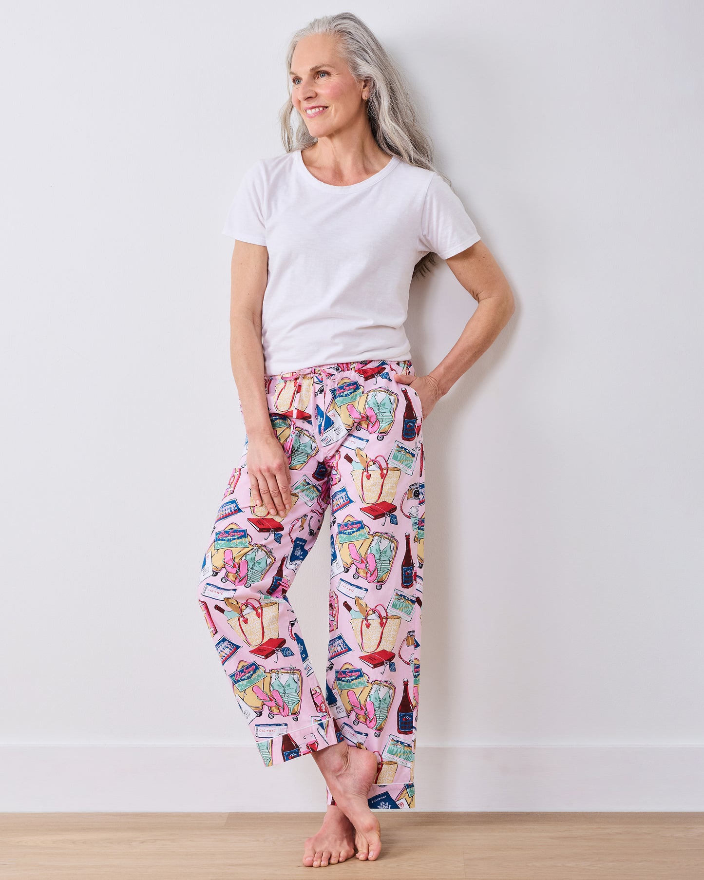 Emotional Baggage - PJ Pants - Happy Place Pink