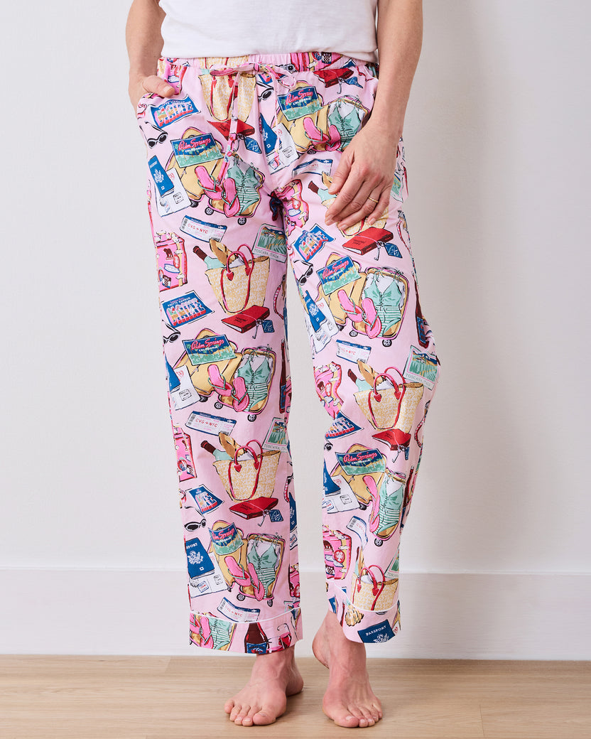 Emotional Baggage - PJ Pants - Happy Place Pink