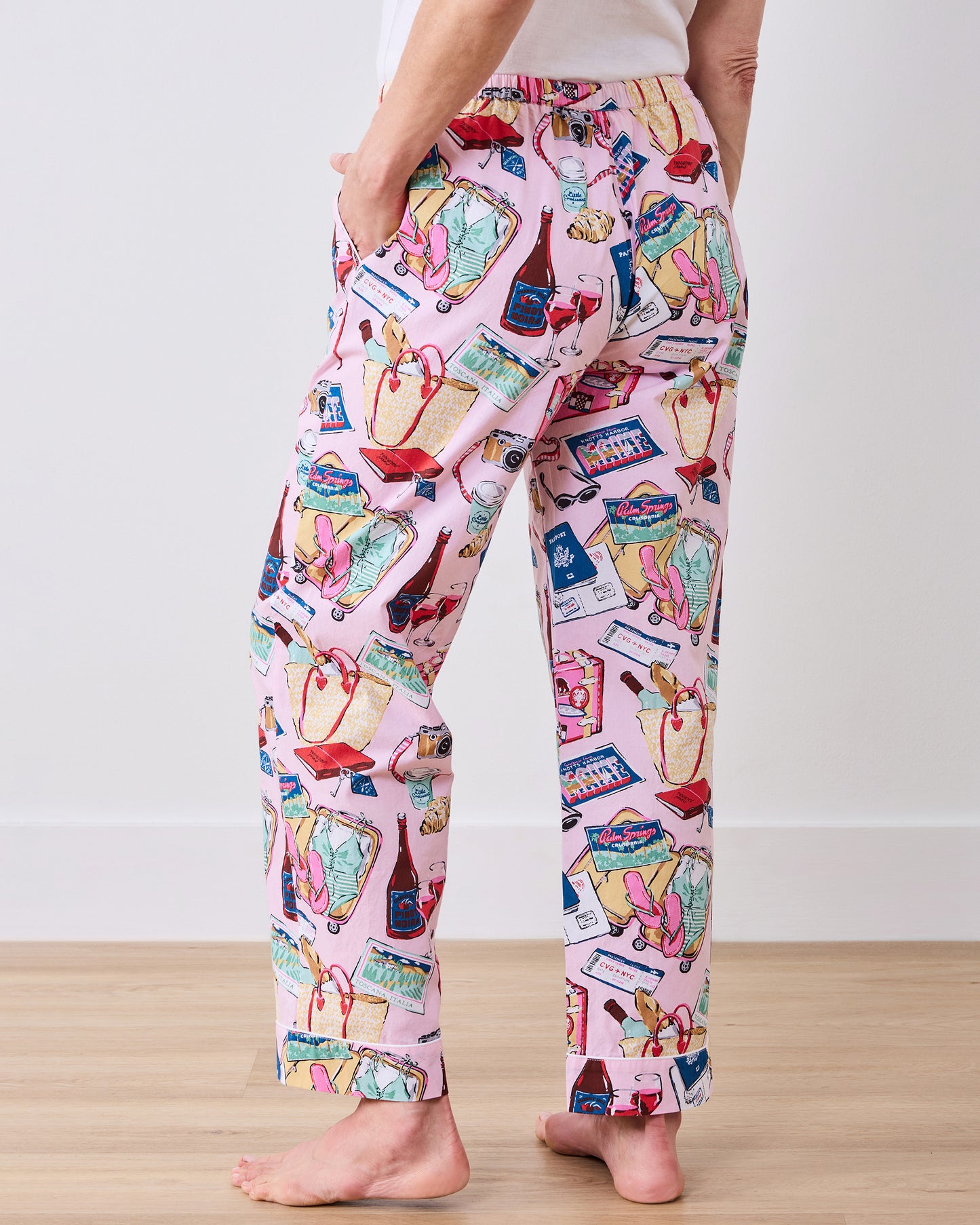 Emotional Baggage - PJ Pants - Happy Place Pink