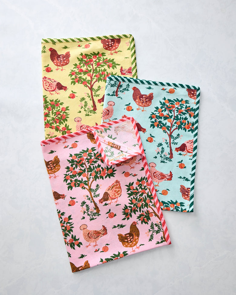 Hen House - Tea Towels Set of 3 - Multi - Printfresh