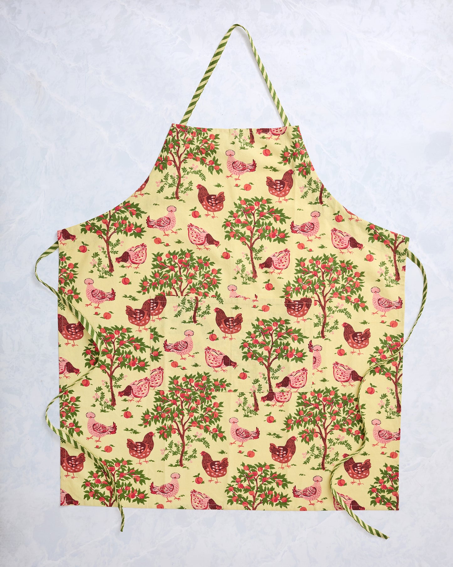 Hen House - Apron - Soft Yellow - Printfresh