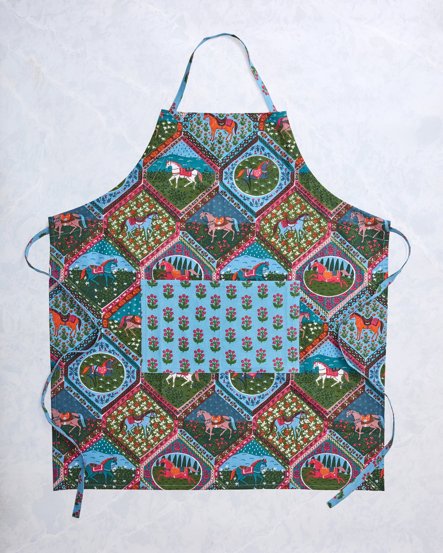 High Horse - Apron - Blush Denim - Printfresh