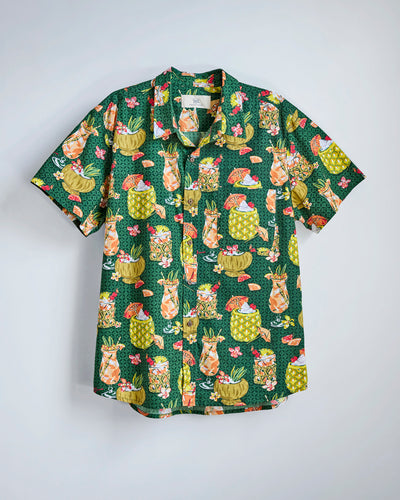 Paradise Punch - The Leo Shirt - Emerald Isle