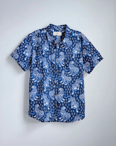 Tiger Queen - The Leo Shirt - Indigo