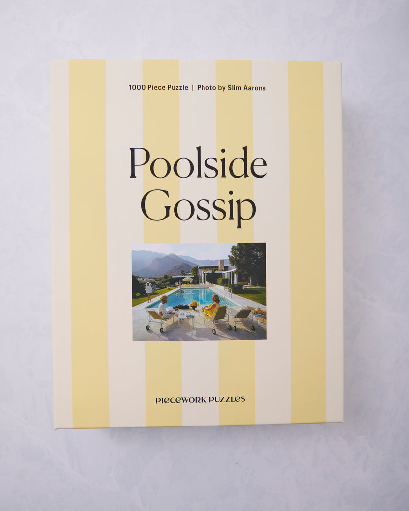 Slim Aarons Poolside Gossip - 1000 Piece Puzzle - Piecework Puzzles - Printfresh