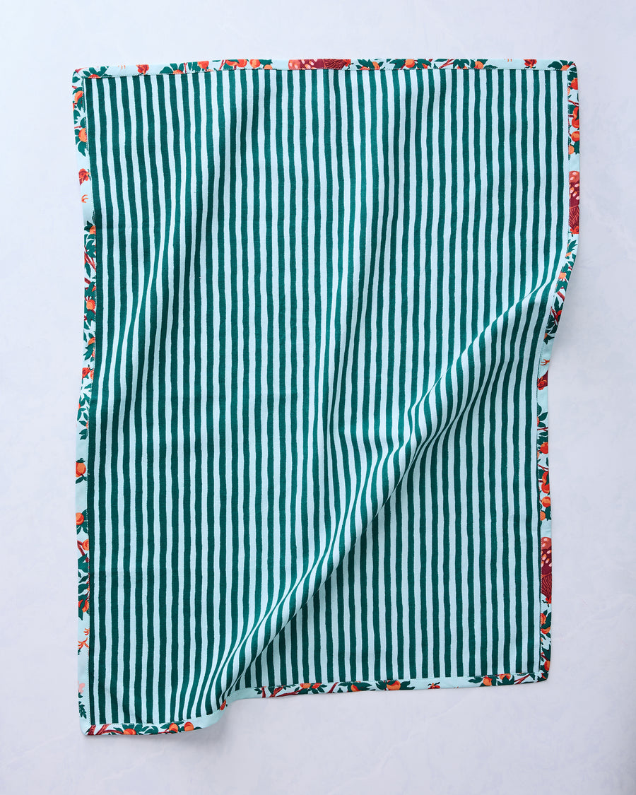 Hen House - Tea Towels Set Of 2 - Soft Blue - Printfresh