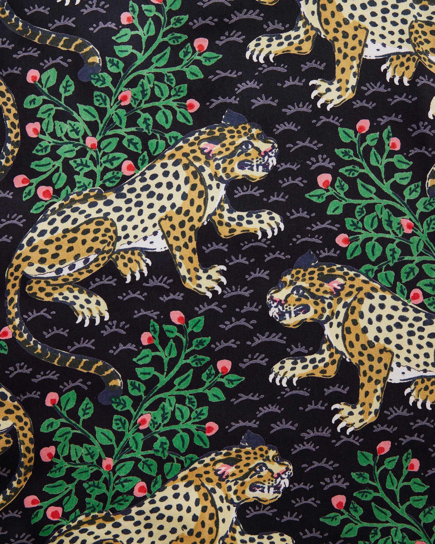Bagheera - Satin Eye Mask - Ink - Printfresh