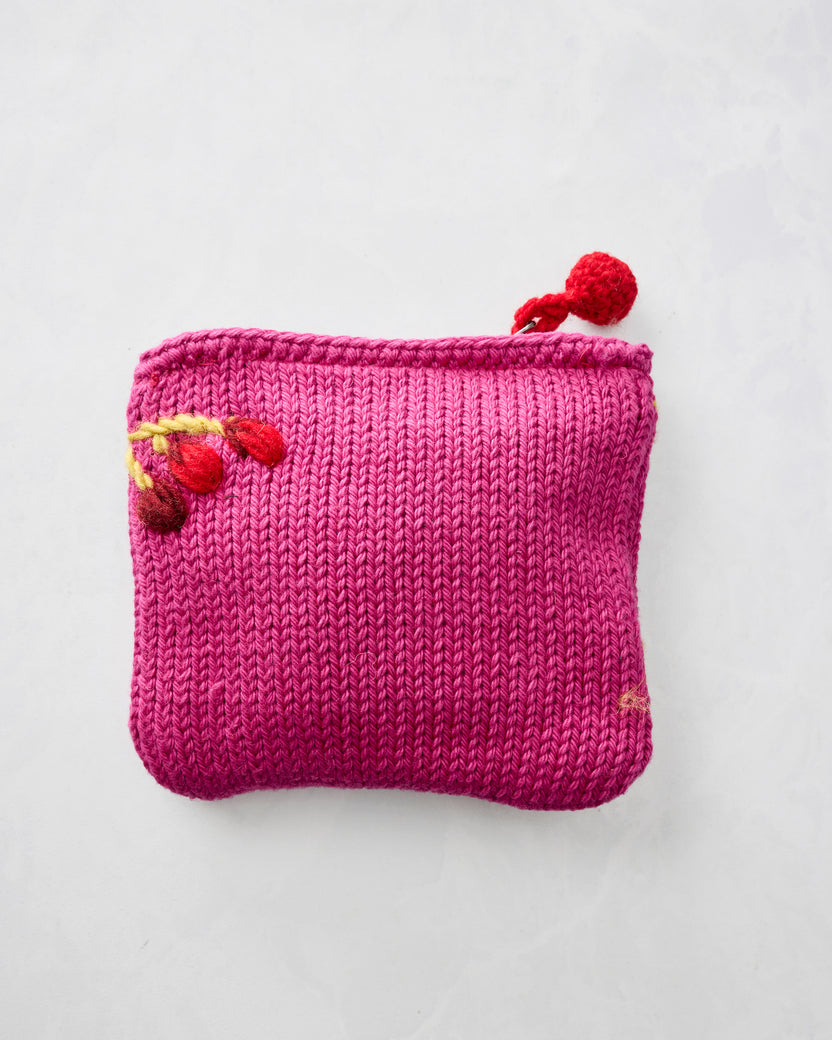 Bird & Blossom - Bird Pouch - Pink - Printfresh