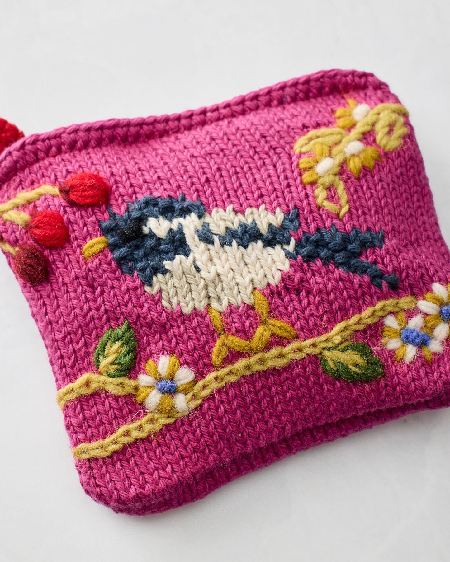 Bird & Blossom - Bird Pouch - Pink - Printfresh