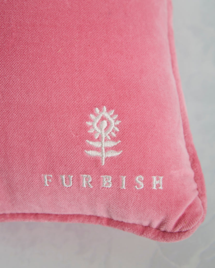 Pink Combo - Filthy Animal Needlepoint Pillow - Furbish Studio