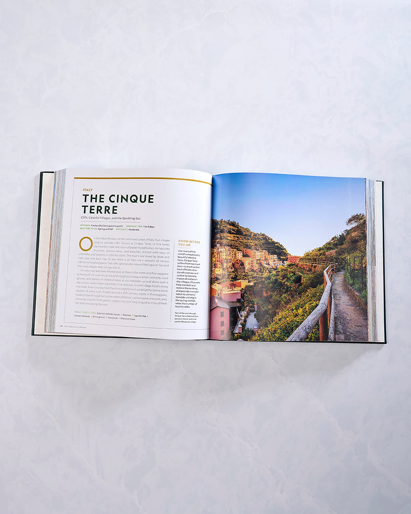 Hunter Green - 100 Hikes of A Lifetime: the World's Ultimate Scenic Trails - Graphic Image Inc.
