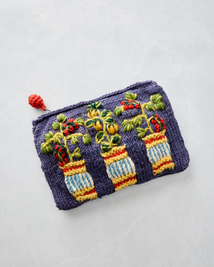 Kitchen Garden - Veggie Pouch - Navy - Printfresh