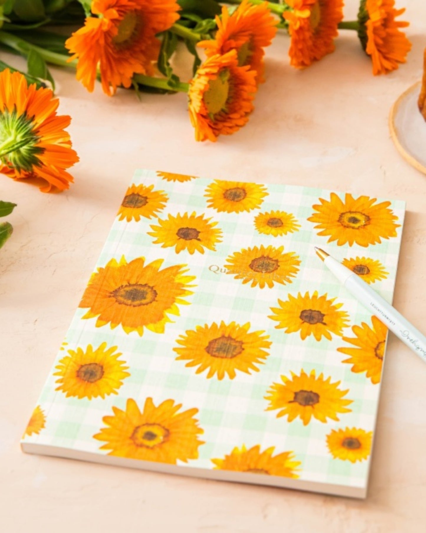 Yellow - Sunflower Journal - Quartier Libre Papier