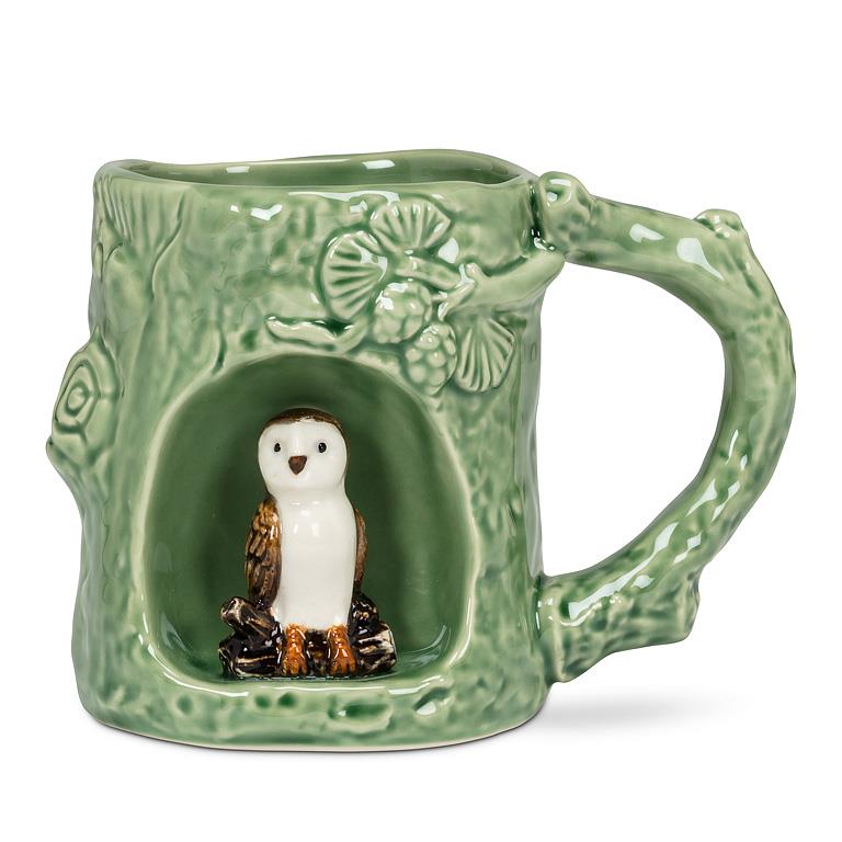 Abbott - Barn Owl Mug - Green Combo