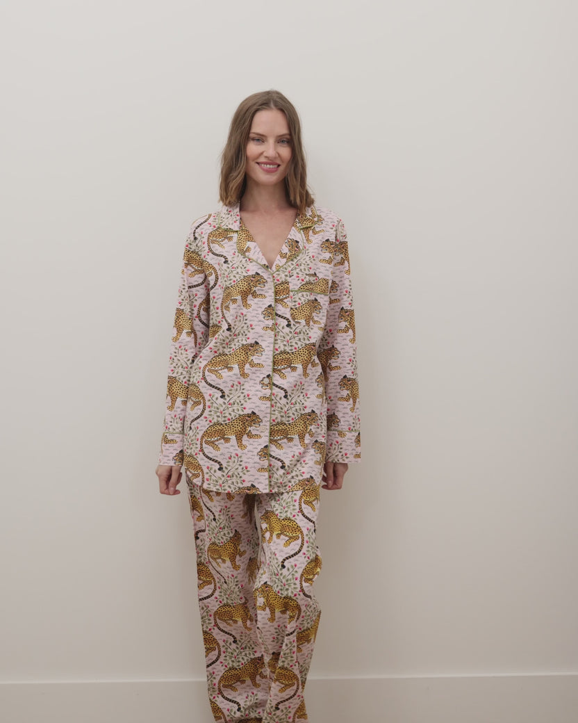 Bagheera - Petite Long PJ Set - Blush